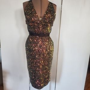 Midi Sequin Formal Dress